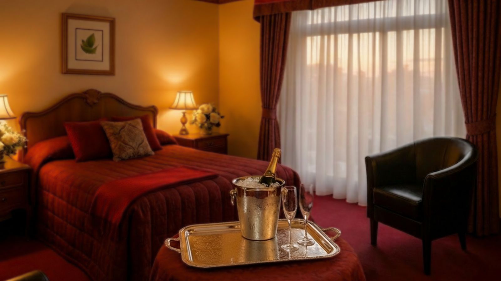 Luxury room experience at The County Hotel